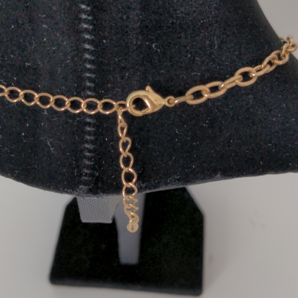 Gold Toned Fashion Necklace - Picture 2 of 5